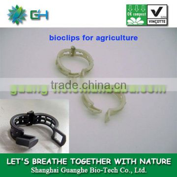 Eco-friendly biodegradable PLA/polyalctic acid greenhouse plastic tomato clips