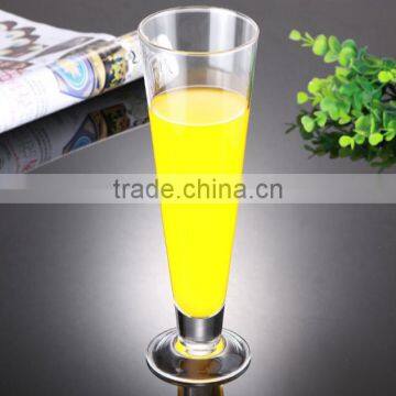 Drinking glass mug with round bottom long round glass cup with round bottom