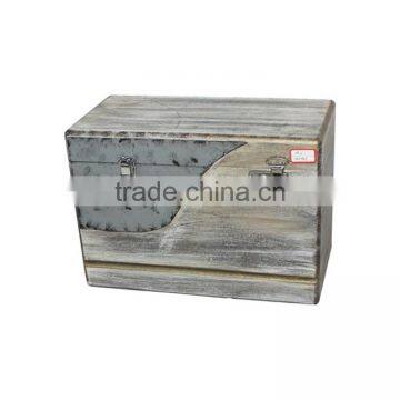 Customized Logo Printer Home Storage Product Natural Antique Wooden Boxes