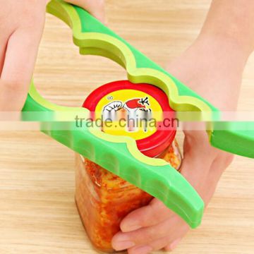 CY130 4 in 1 Extra Thick Bottle Can Multi-Opener Easy Grip for Seniors Bonus Silicone Square Pot Hol