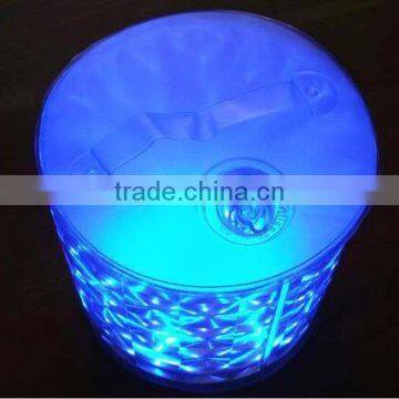 Factory Direct Sale Foldable Solar Inflatable Camping LED Lamp Outdoor Waterproof Portable Camping Colorful Night Light photo-4