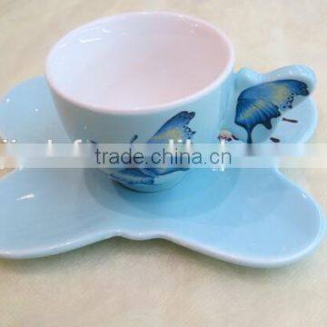 NEW BONE CHINA CUP AND SAUCER photo-3