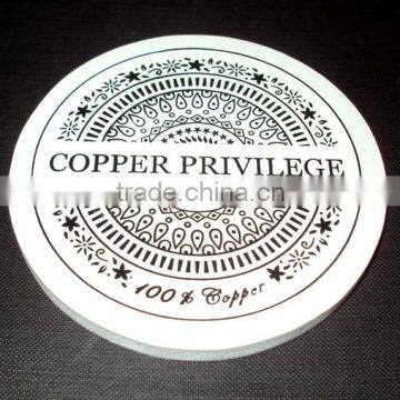Customized Cheap Wooden Tea Cup Coaster, Tea Placement Cup Mat Coaster, Handmade Mule Mug Coaster, Custom MDF Wood Coaster photo-3
