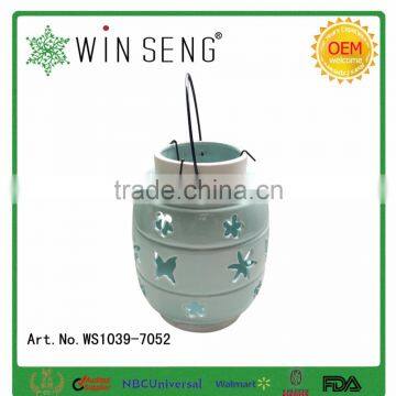 Personalized Ceramic Craft Candle Holder of Jar Shape photo-4