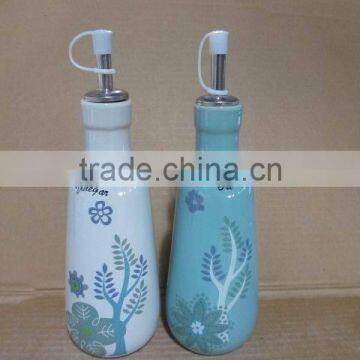 ceramic oil & vinegar bottle
