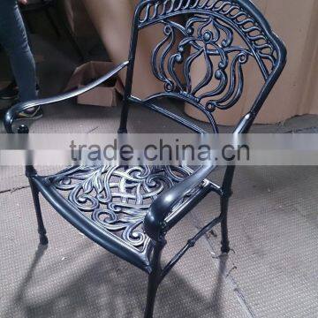 cast aluminum dinning chair