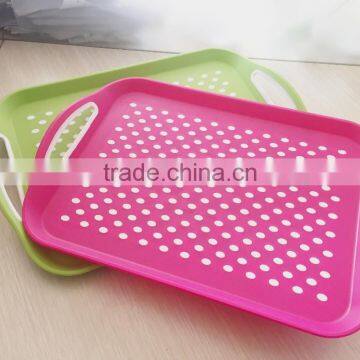 Non-slip TPR Rectangle Service Tray 15.9 x 11.5 x 2.2 Inches Pat Mat photo-3