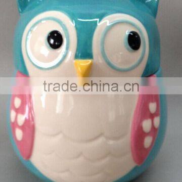 ceramic owl cookie jar