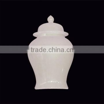 Modern design handmade high temperature white porcelain spice jar in hot sale