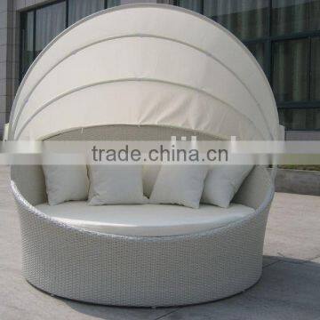 Outdoor Rattan Daybed With Canopy AK1075