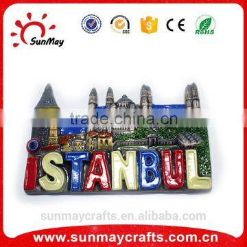 OEM high quality custom ISTANBUL souvenir ceramic plate for sale