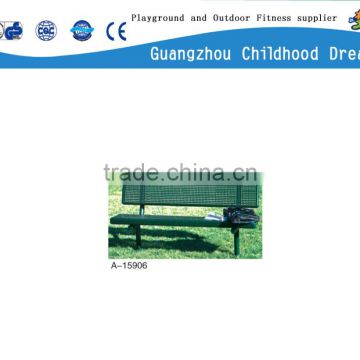 (A-15906) Green used park benches, used school bench, used outdoor furniture