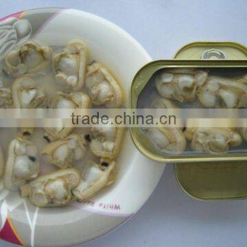 canned baby clam in brine