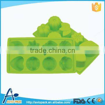 Colorful Silicone Ice Cube Tray photo-3