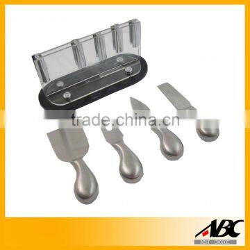 Hot-selling All Stainless Steel Knife Set With Acrylic Holder