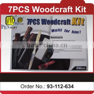 professional 7pcs woodcraft kit