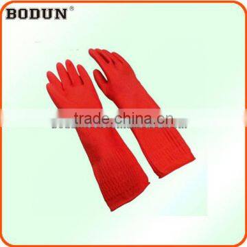 A3001 Long Red Rubber Househould Glove