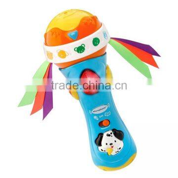 China Factory Kids Singing ProjectionToys Musical Instrument Toy Microphone
