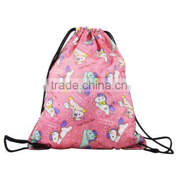 Customized Cheap Polyester Draw String Kids Drawing Bag photo-2