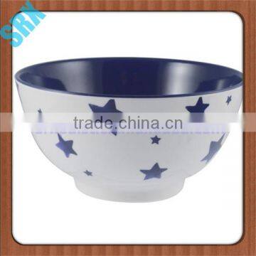 6 inch custom make 100% melamine salad bowl factory price