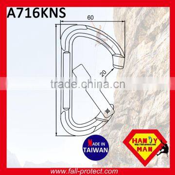23KN Taiwan Rock Mountaineer Aluminum Carabiner For Rescue photo-2