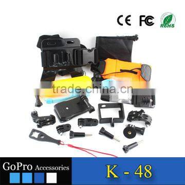 High Quality 18 in 1 Kit Used for Gopros Heros 4 Sports Camera Accessories Action Camera Cases photo-3