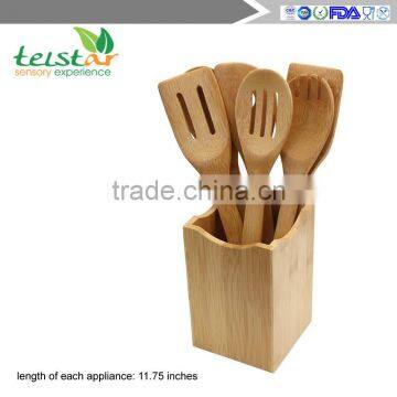 7-piece Bamboo Cutlery Sets( 6 Utensils Plus Holder ) in a Gift Box photo-3