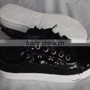 VC Injection Girls Shoes With Golden PU photo-2