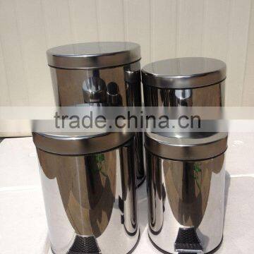 5L Hot Sale Hotel Stainless Steel Garbage Can/dustbin /waste Bin photo-3