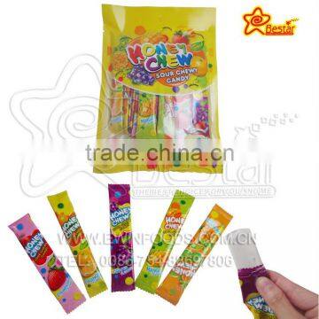 Honey Chew Fruity Flavor Soft Sour Chewy Candy