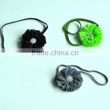 Chiffon Flower Flower Headband for Kids Hair Accessories photo-5
