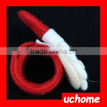 UCHOME Christmas Santa Claus Slap Wristband Bracelet Kids Adult Circle Hand Ring