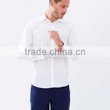 wholesale cheaper men shirts latest design office white shirt