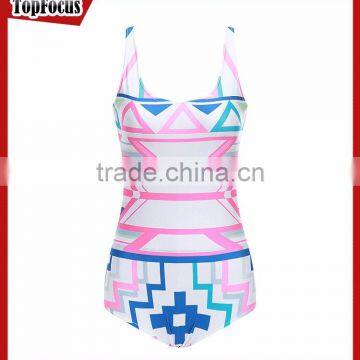 Distribution supply fashion cover-up beachwear crotchless swimwear one piece