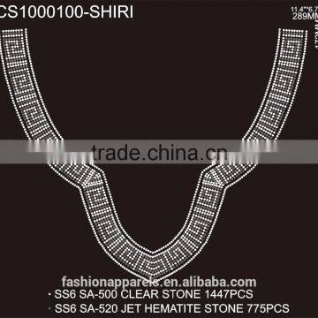 Custom Simple Line Rhinestone/Acrylic /Gem Stone Glitter Hot Fix Rhinestone for Clothing photo-4