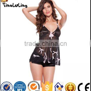 2017 new sexy lingerie manufacture Hot sale sexy sleepwear for woman