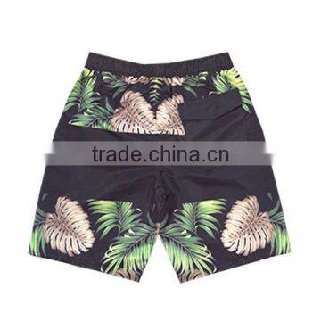 Polyester Sublimation Black Shiny Board Shorts Men photo-3