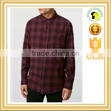 Man plaid custom cheap flannel shirt