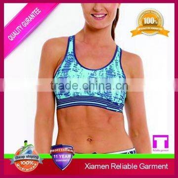 Top Quality Gym Wear 88% Nylon 12% Spandexbra/ Sexy Fitness Yoga Bra for Women photo-5