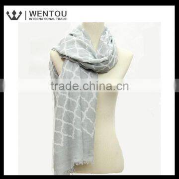 New Arrival Plaid Voile Checked Scarf photo-2