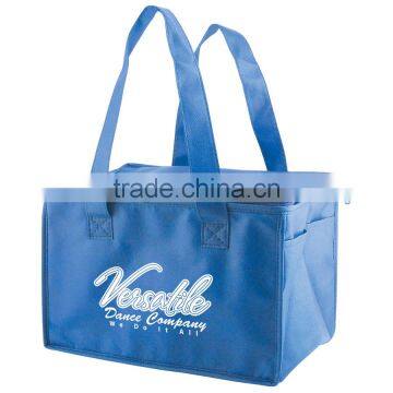Arctic Tote Cooler Bag - Thermal Insulated, Fits a Standard Can Beverage 6-pack and Comes With Your Logo. photo-2