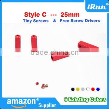 Gold/Silver/Gun Black/White/Red/Blue Metal Lace Aglets - YEEZY Shoe Lace Tips DIY Replacement Screw-On - Yeezy Metal Aglet photo-3