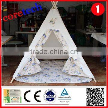 Durable comfortable kids tent house, teepee tent
