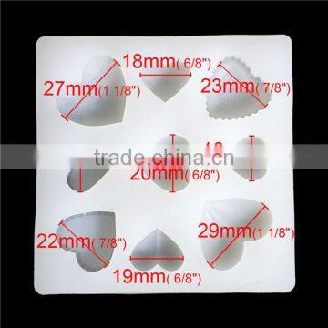 Silicone Resin Mold Square White 9.3cm x 9.3cm photo-2
