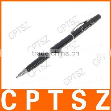 2-in-1 Ballpoint Pen + Capacitive Touchpad Stylus Pen for Apple iPad/iPhone/Touch - Black + Silver