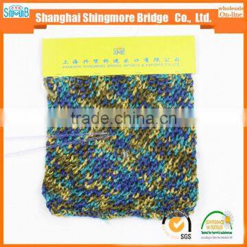 China Knitting Yarn Factory Wholesale Oeko Tex Long Space Dyed Acrylic Ripple Yarn Hand Knitting Scarf Yarn in Low Price photo-6