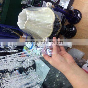 Crystal Snowflake Christmas Ornaments For Hanging Decoration photo-4