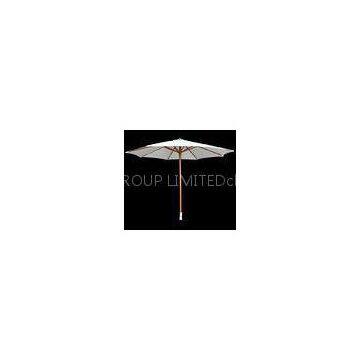 Round Diameter Hardwood Outdoor Cantilever Umbrella / 3M Wooden Umbrella