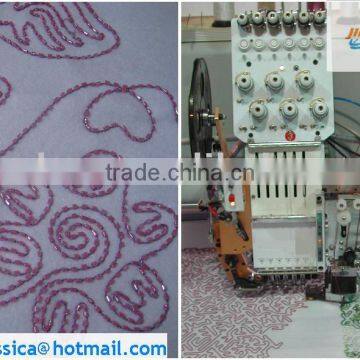 FS-610 Cording/Coiling/Taping and Single sequin Mixed computerized Embroidery Machine