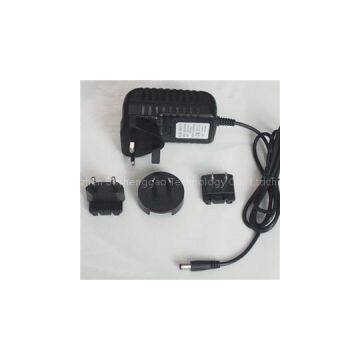Wall Mount 12v 2a 3a Power For Led Light Interchangeable Plug Adapter